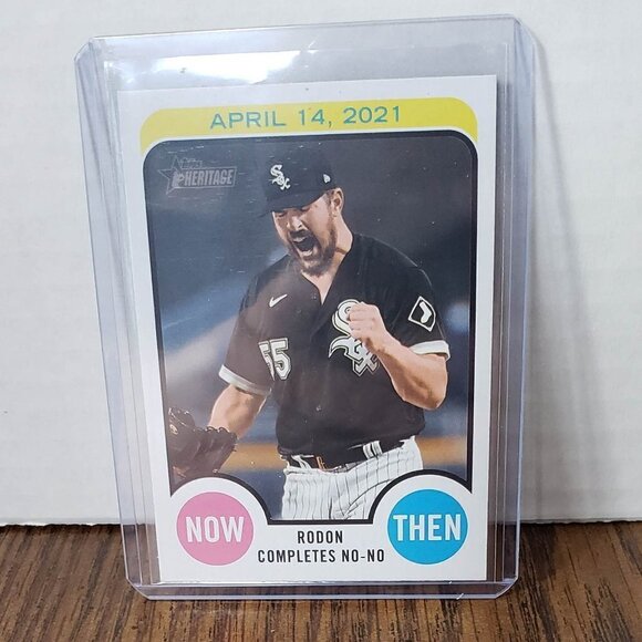 Topps Other - 2022 TOPPS Heritage High Number Now and Then #NAT-9 Carlos Rodon